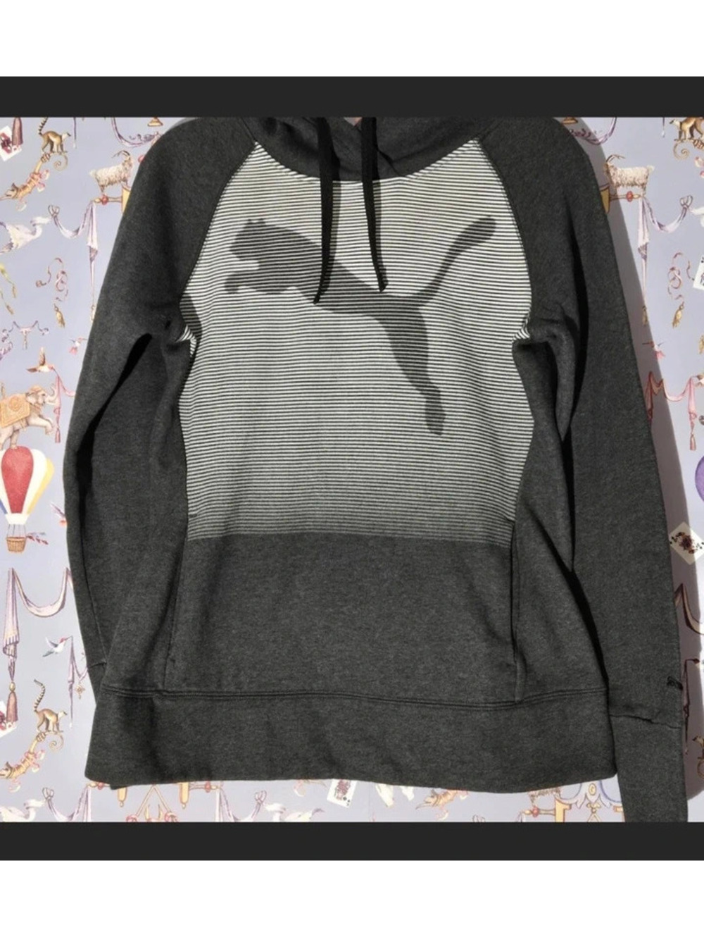 Puma hoodie gray size M women